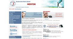 Desktop Screenshot of biurokarier.wszp.edu.pl
